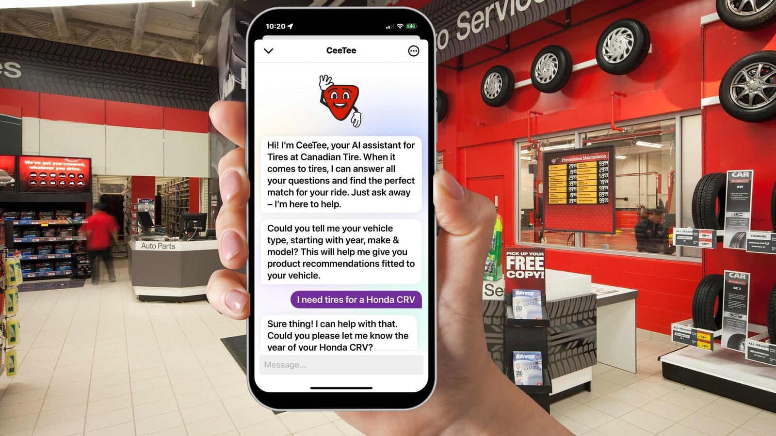 CeeTee: Canadian Tire’s AI Assistant Revolutionizes Tire Shopping for Canadians